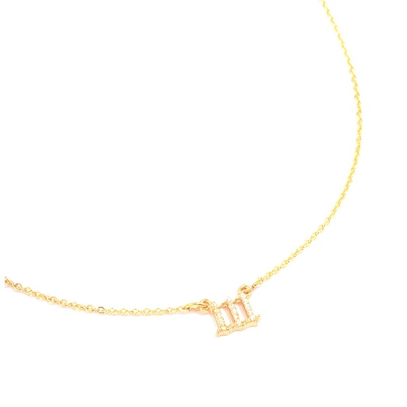 Paige Harper Pavé Crystal Angel Number '111' Pendant Necklace, 16”+ 2” Extender - Picture 4 of 8